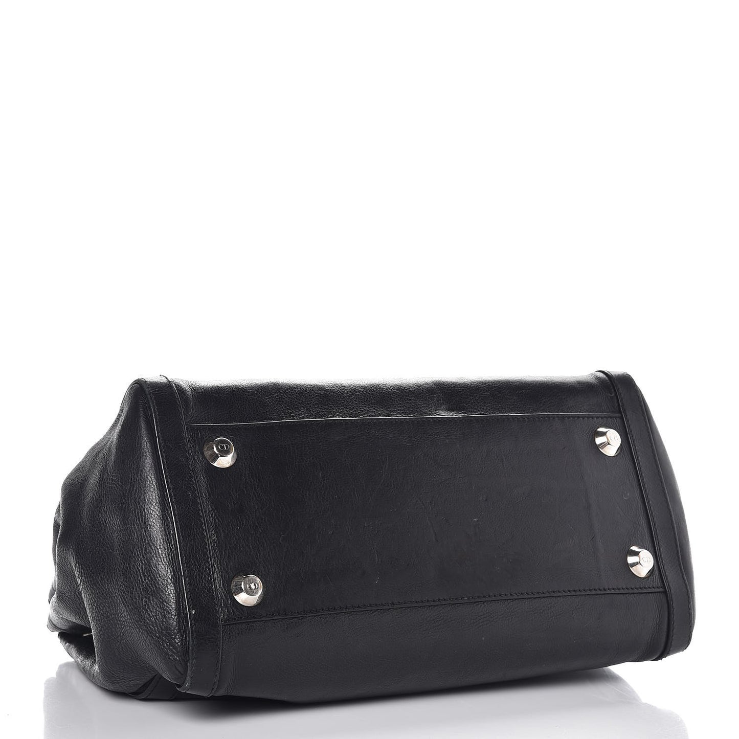 Calfskin CD Flight Tote Black