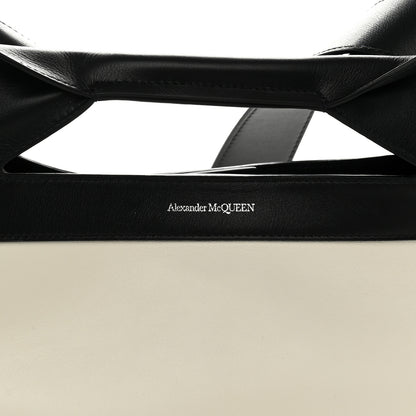 Alexander McQueen Calfskin Small The Bow Bag White Black 8 of 10
