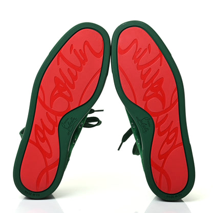 Christian Louboutin Suede Louis Junior Flat Sneakers 41 Green 5 of 8