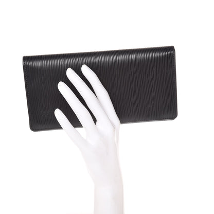 Louis Vuitton Epi Brazza Wallet Black 2 of 6