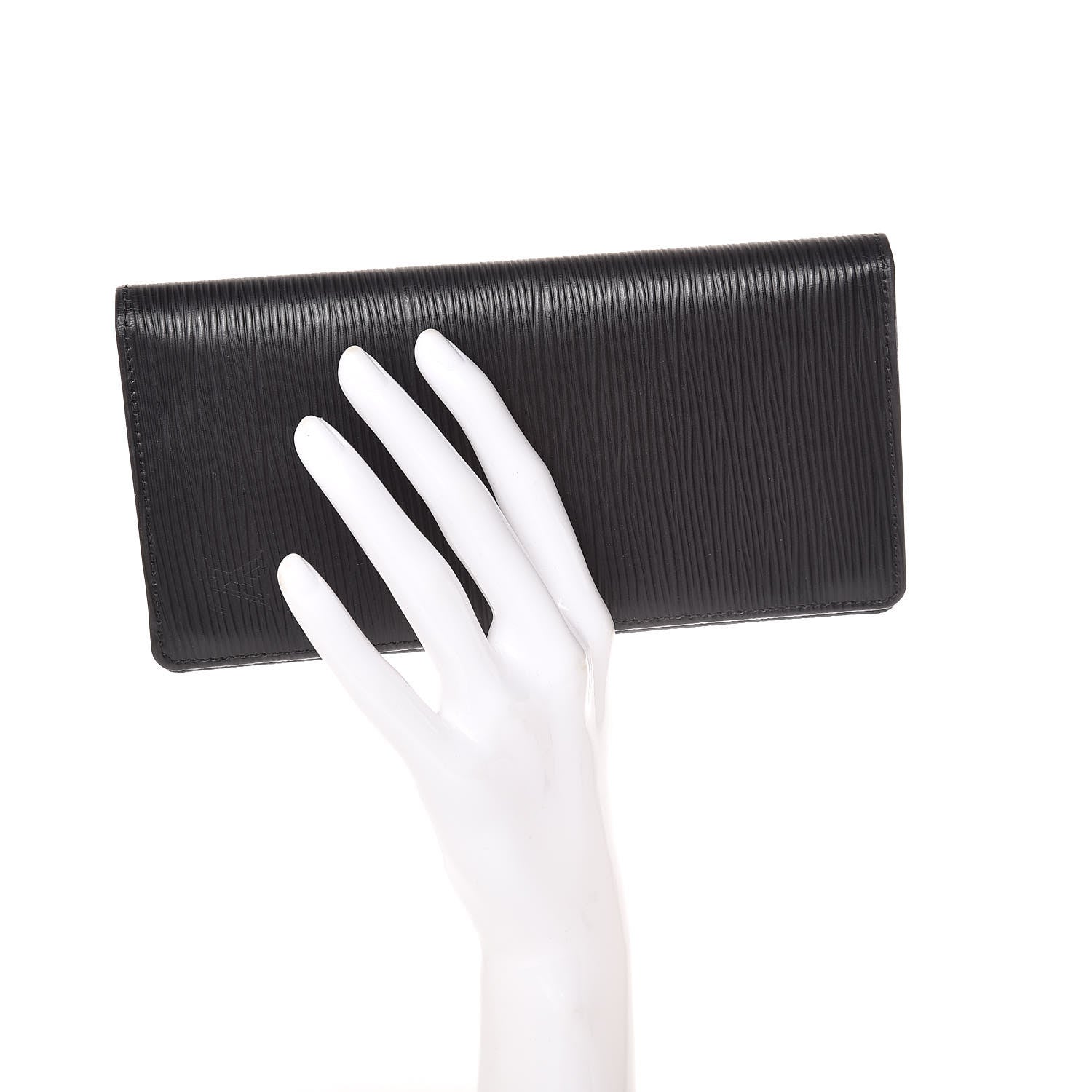 Louis Vuitton Epi Brazza Wallet Black 2 of 6