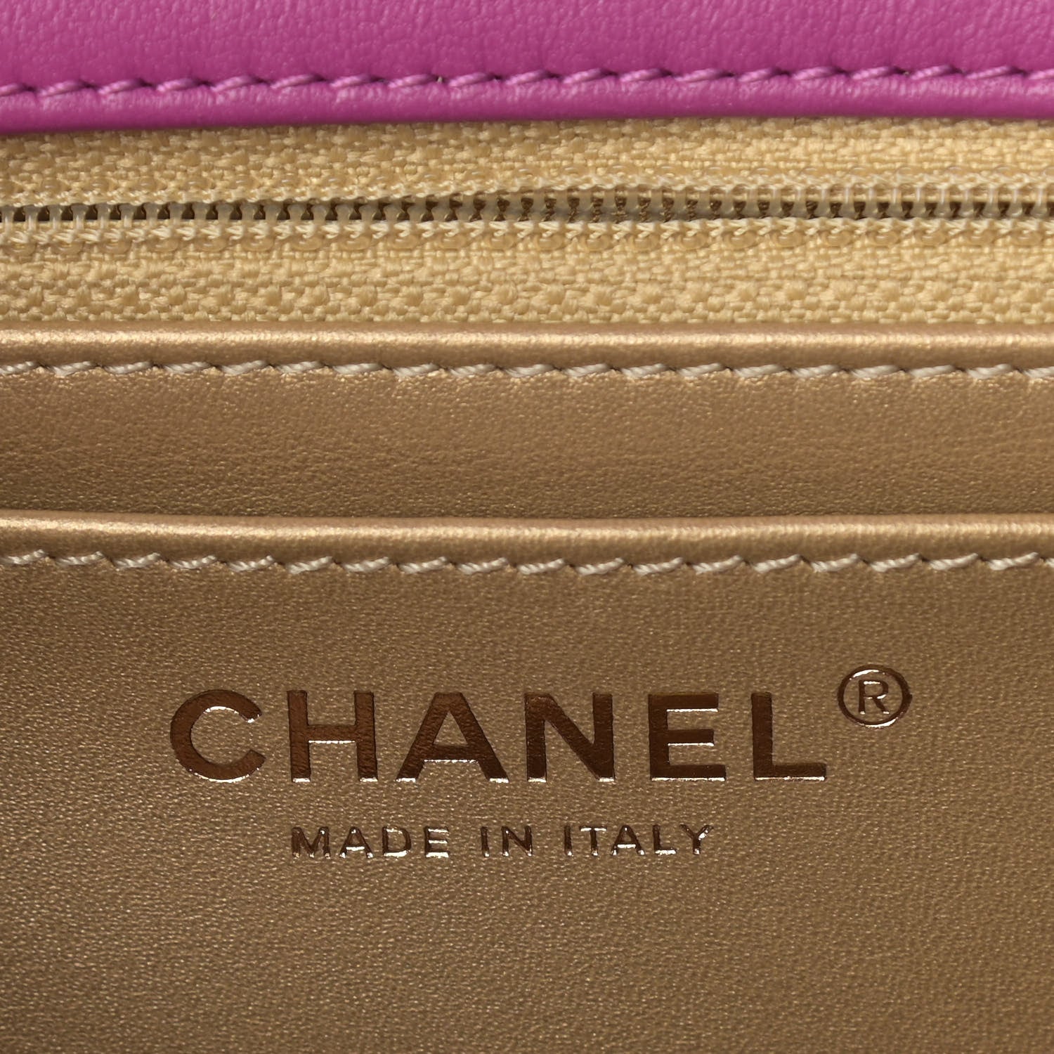 Chanel Lambskin Quilted Mini Pearl Crush Flap Violet 6 of 9