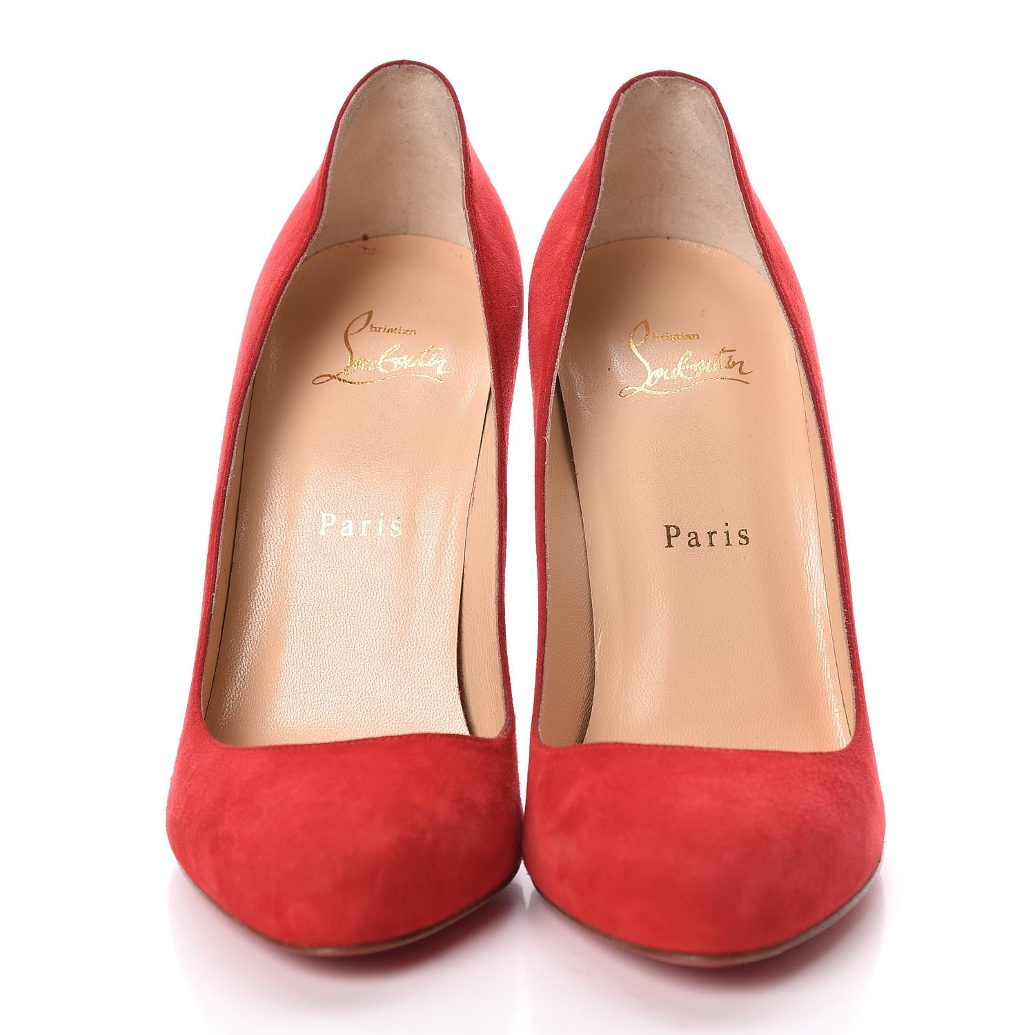 Christian Louboutin Suede Dorissima 100 Pumps 39 Oeillet 2 of 6