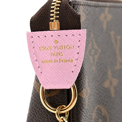 Louis Vuitton Monogram 2021 Christmas Animation Japanese Garden Mini Pochette Accessories Wisteria Pink 6 of 9
