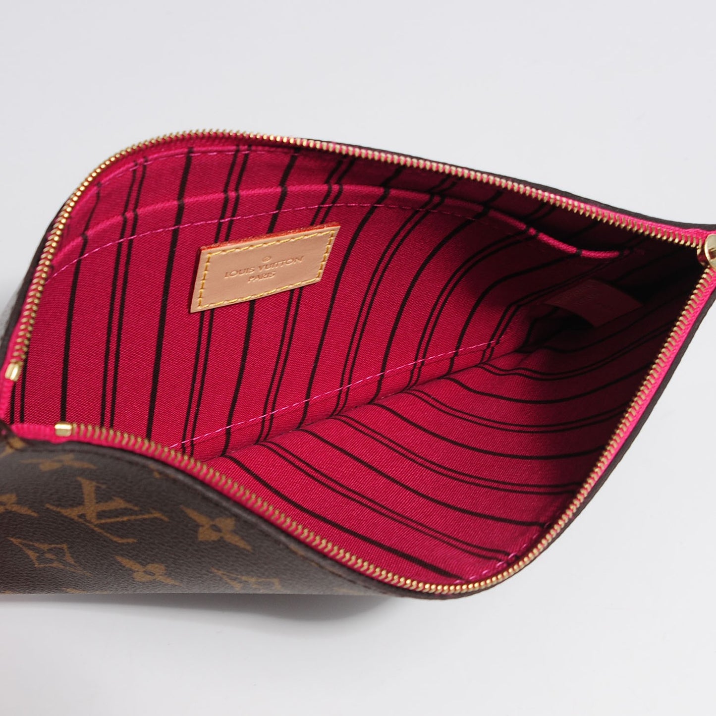 Monogram Neverfull MM GM Pochette Pivoine