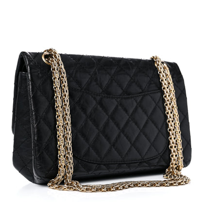 Chanel Aged Calfskin Quilted 2.55 Reissue 225 Flap Black 2 of 11