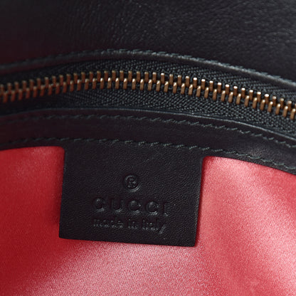 Gucci Velvet Matelasse Small GG Marmont Shoulder Bag Black 6 of 12