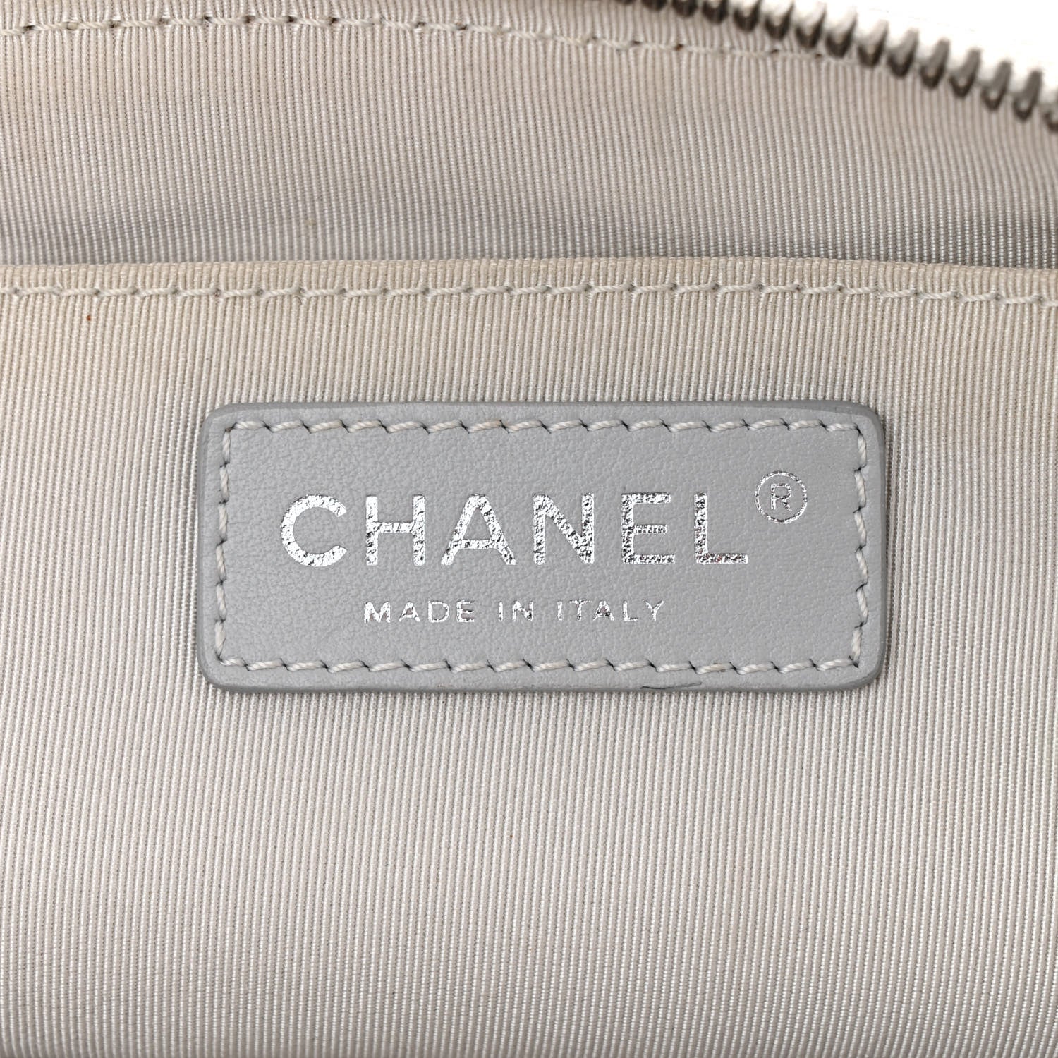Chanel Metallic Grained Calfskin Quilted Casual Rock Waist Bag Fanny Pack Silver 6 of 15