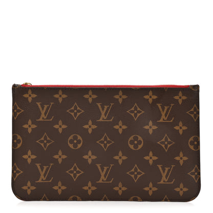 Louis Vuitton Monogram Neverfull MM GM Pochette Cherry 2 of 20