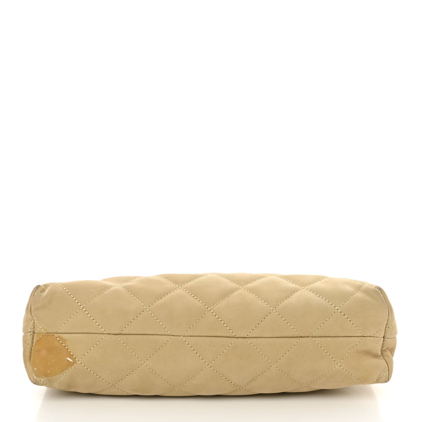 Nubuck Suede Quilted Maxi Icare Shopping Tote Safari Beige