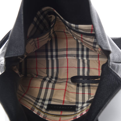 Burberry London Grainy Calfskin Medium Baynard Tote Black 5 of 11