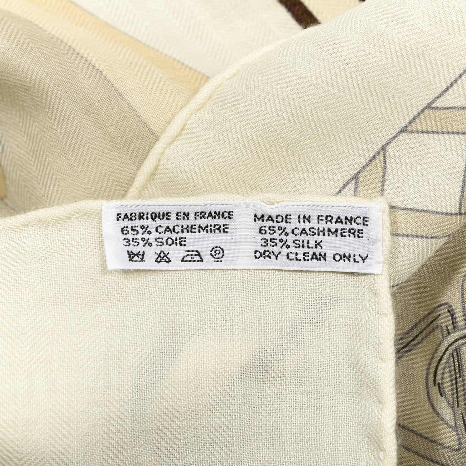 Hermes Cashmere Silk Bouquets Shawl 140 3 of 3