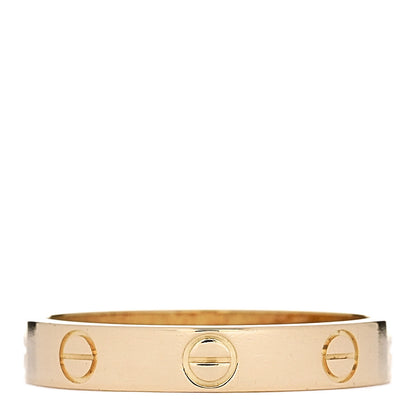 Cartier 18K Yellow Gold 3.5mm LOVE Wedding Band Ring 57 8 3 of 5