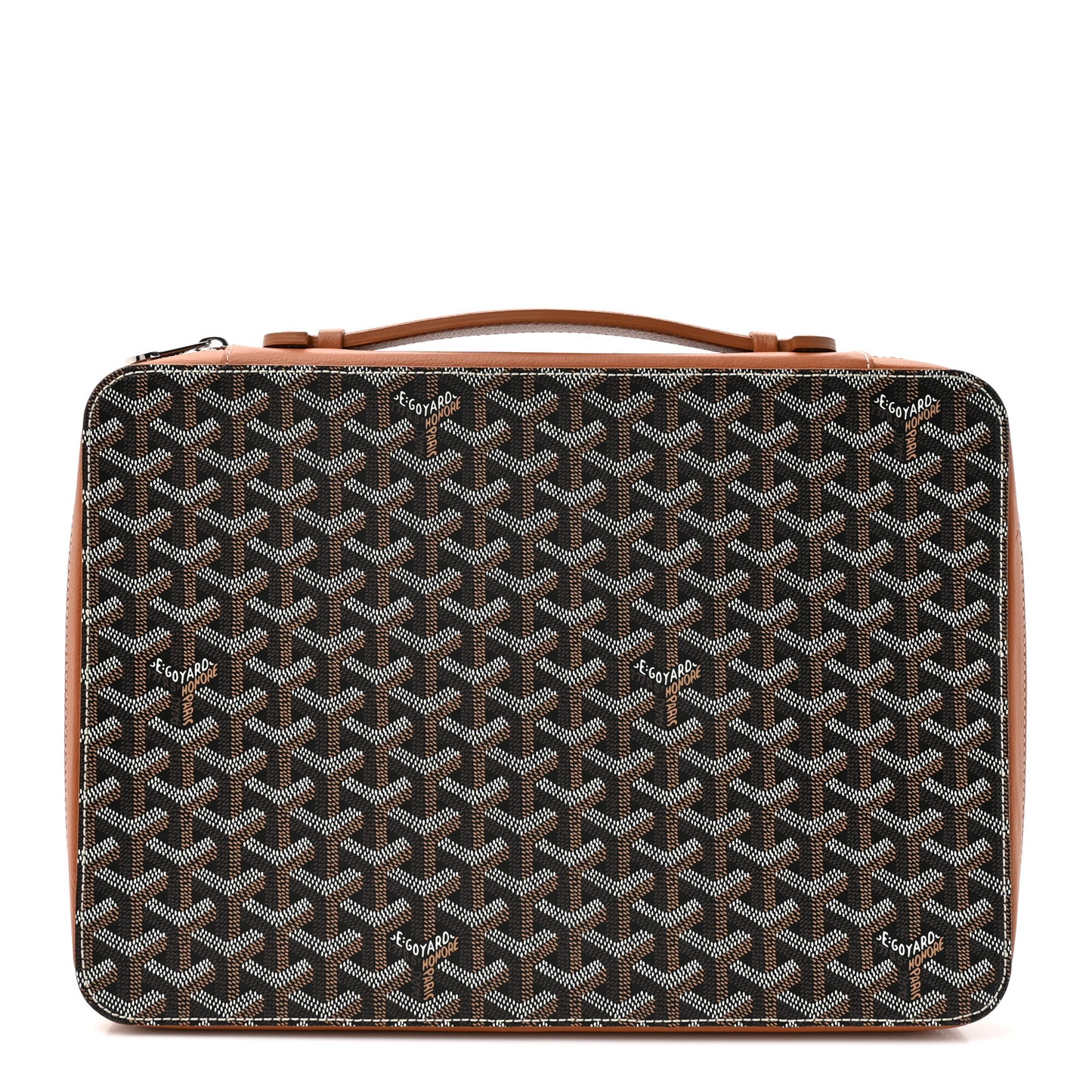 Goyardine Universal Companion Portfolio Black Gold