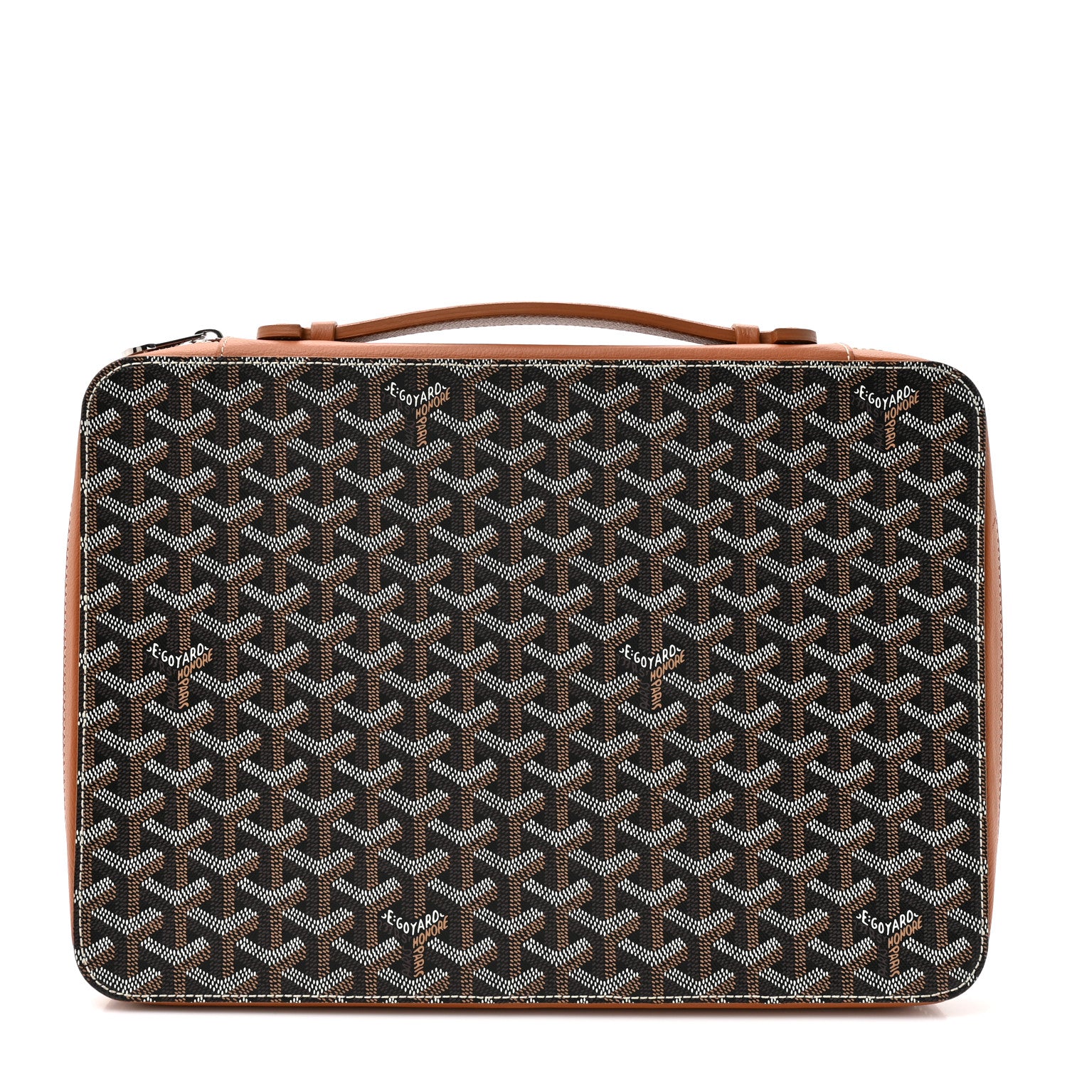 Goyard Goyardine Universal Companion Portfolio Black Gold 1 of 8
