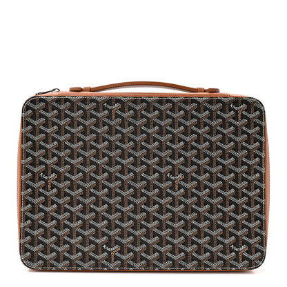 Goyard Goyardine Universal Companion Portfolio Black Gold 1 of 8