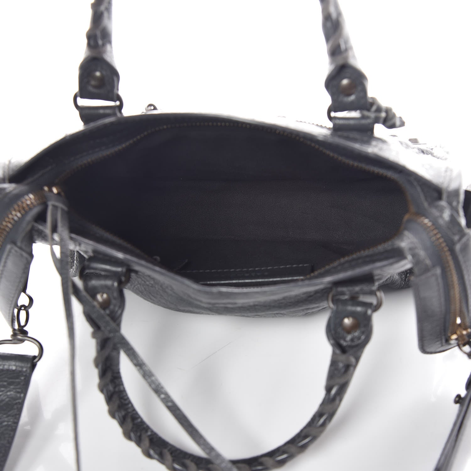 Balenciaga Agneau Classic Hardware Mini City Gris Fossile 5 of 9