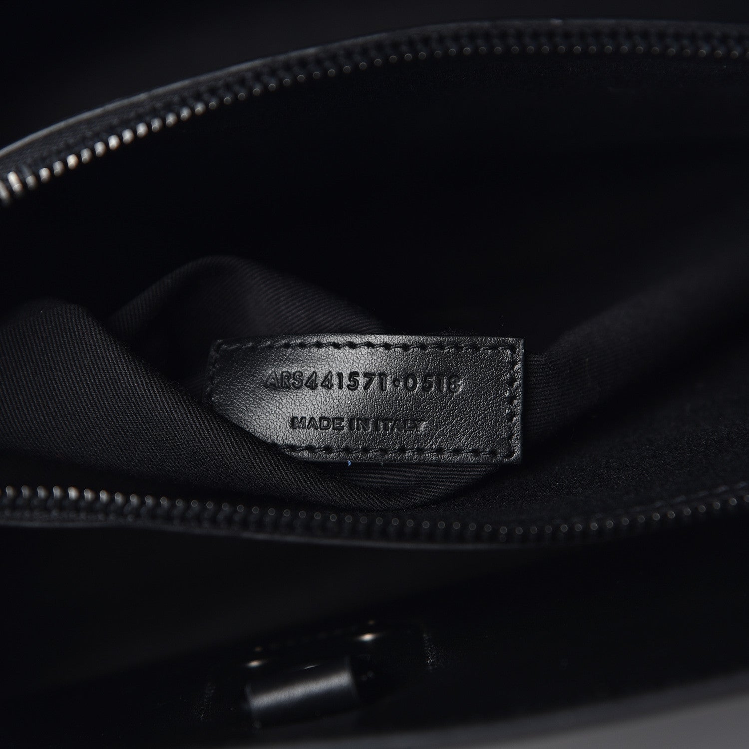 Saint Laurent Grained Calfskin Large Sac De Jour Carryall Black 7 of 14