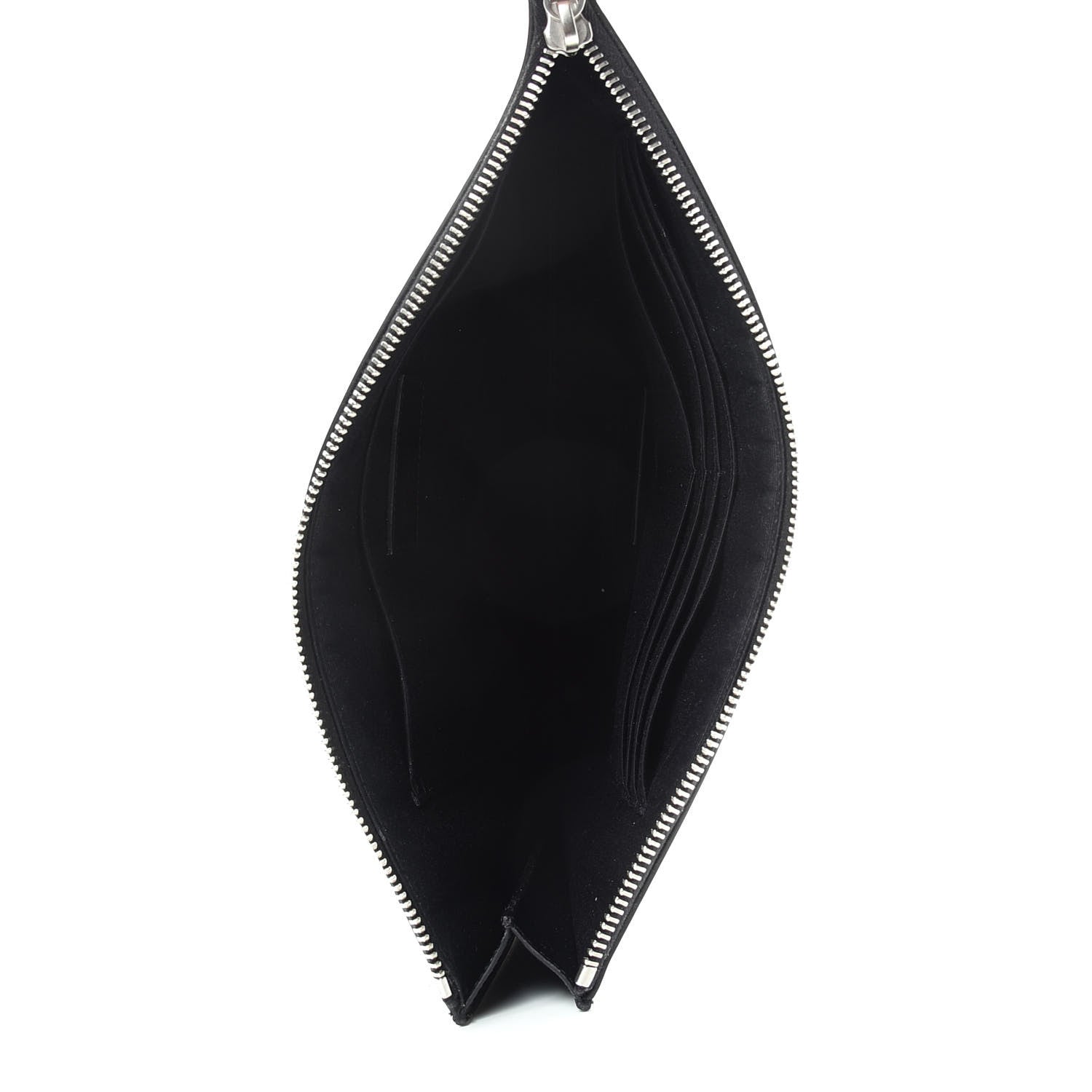 Saint Laurent Patent Zipped Tablet Holder Tortoiseshell 5 of 9