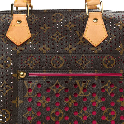 Louis Vuitton Monogram Perforated Speedy 30 Fuchsia 10 of 17