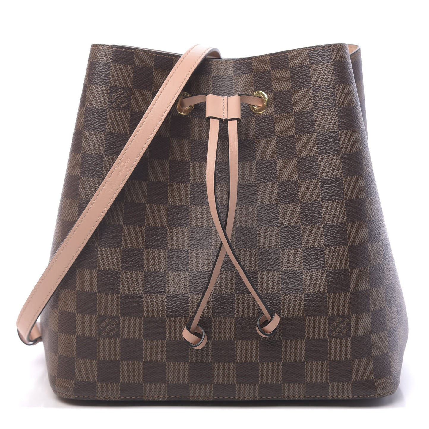 Damier Ebene Neonoe MM Venus Pink