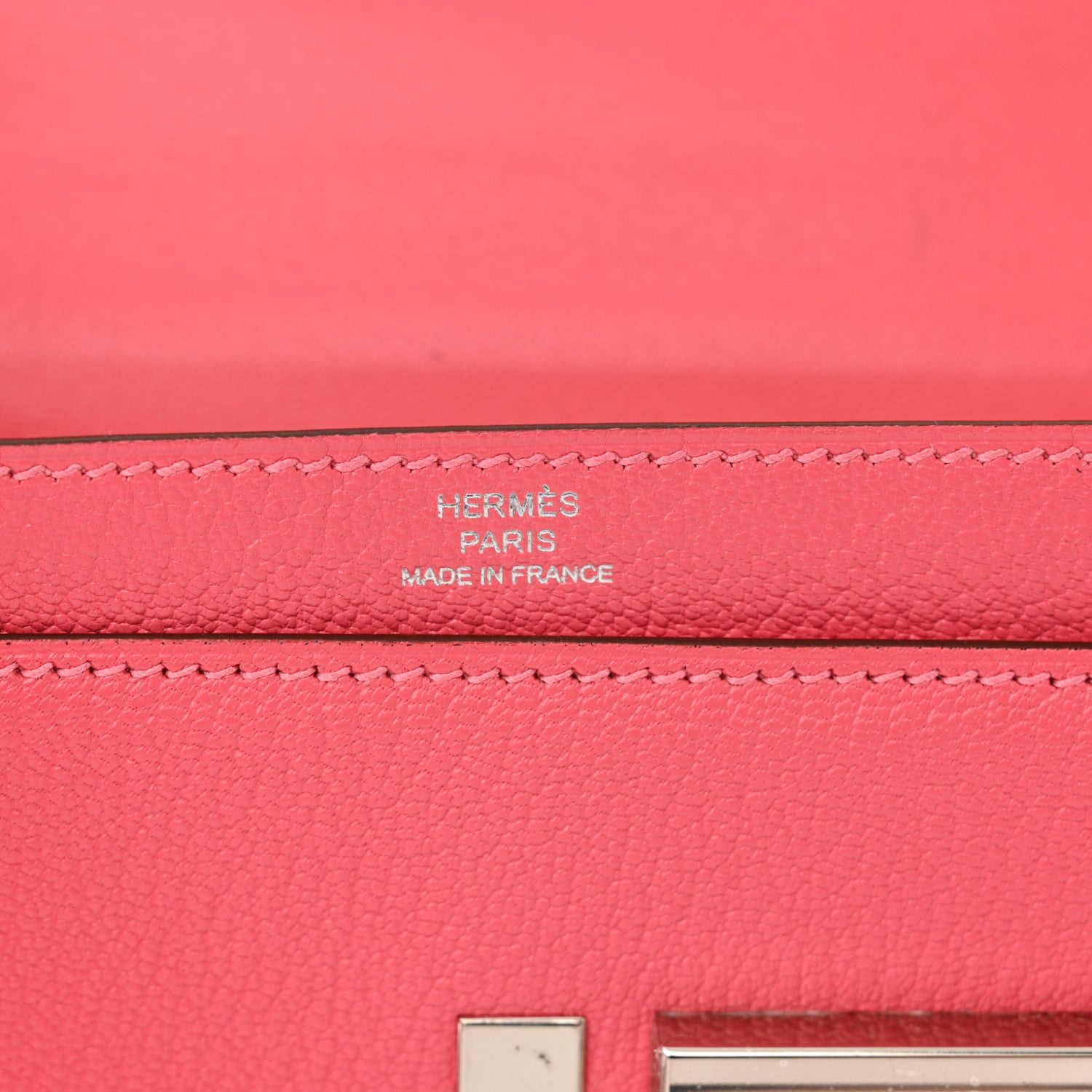 Hermes Chevre Mysore Mini Verrou Chaine Bag Rose Lipstick 6 of 10