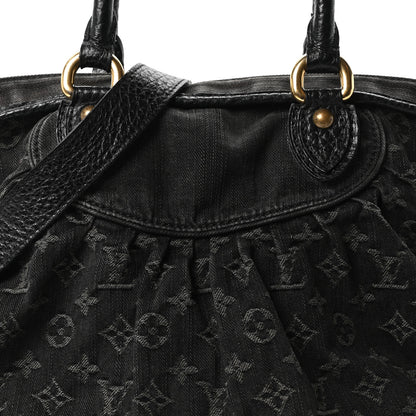 Louis Vuitton Denim Neo Cabby MM Black 7 of 9