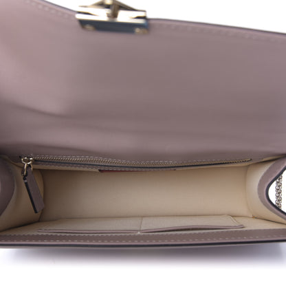 Valentino Garavani Vitello Medium Glam Lock Rockstud Flap Poudre 5 of 8