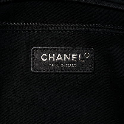 Chanel Mixed Fibers Small Deauville Tote Black 6 of 15