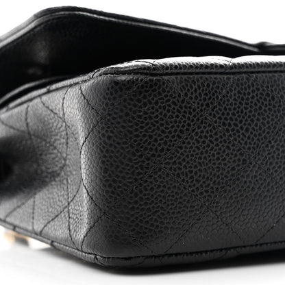 Chanel Caviar Quilted Medium Double Flap Black 8 of 9