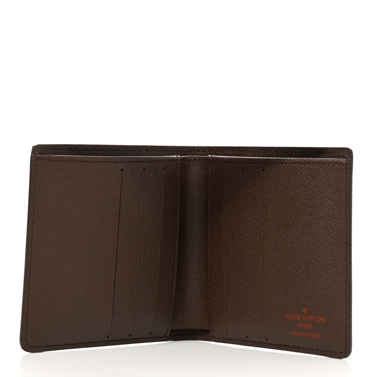 Damier Ebene Porte-Billets 6 Card Bi-Fold Wallet