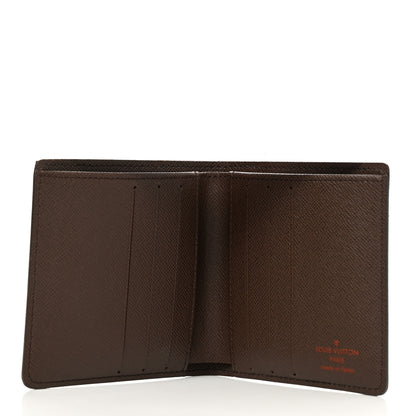 Louis Vuitton Damier Ebene Porte-Billets 6 Card Bi-Fold Wallet 5 of 7