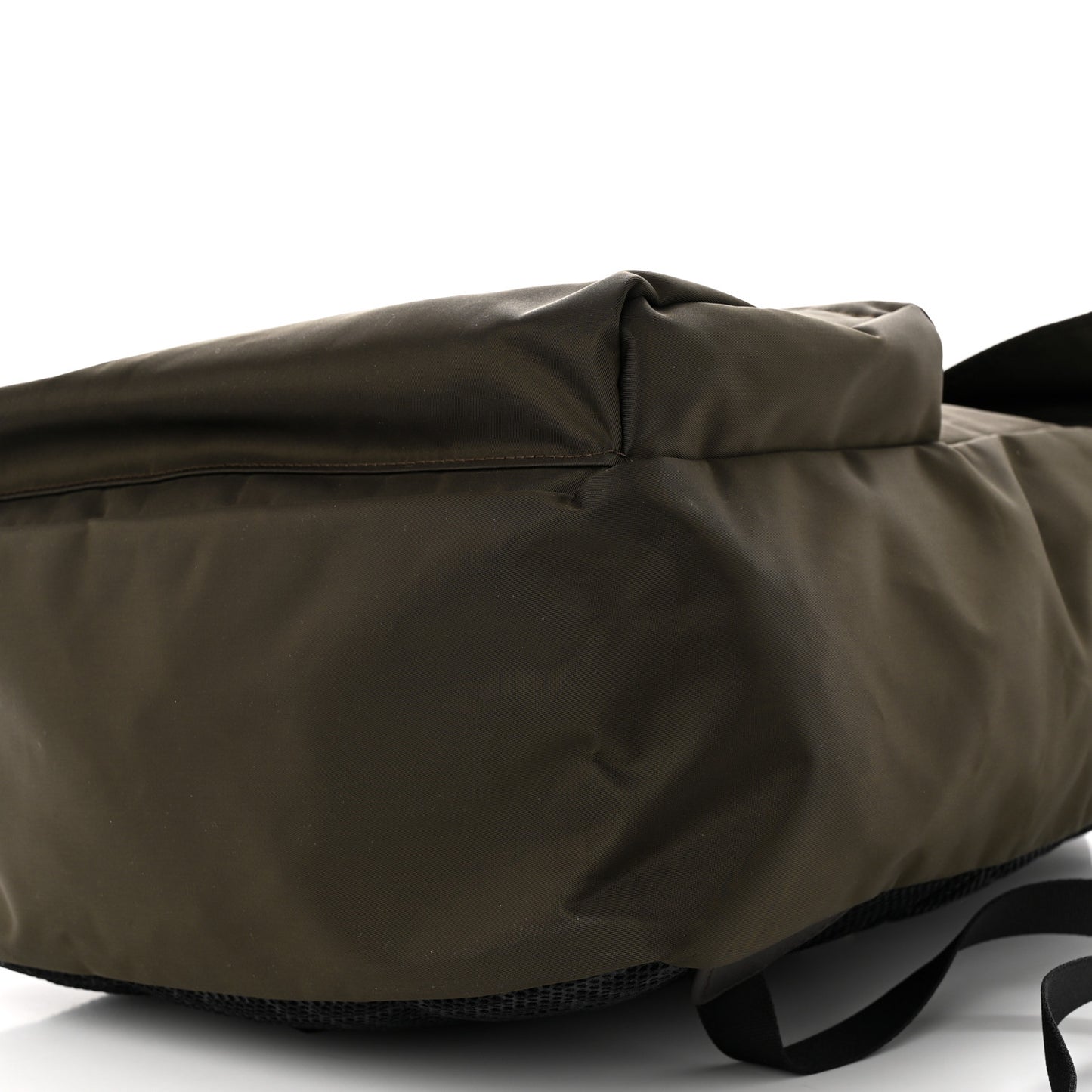 Econyl Nylon Santander Cuoio Roma Medium Fendiness Backpack Ebano