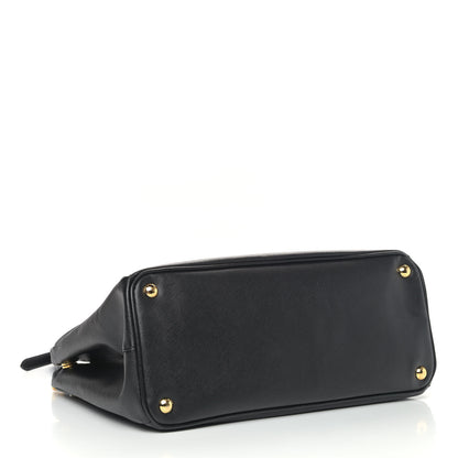 Prada Saffiano Medium Galleria Double Zip Tote Black 3 of 6