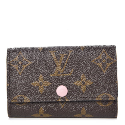 Louis Vuitton Monogram Multicles 6 Key Holder Rose Ballerine 1 of 10
