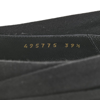 Balenciaga Jersey Crepe Political Campaign Logo Knife 115 Pointed Pumps 39.5 Black White Rouge 8 of 10