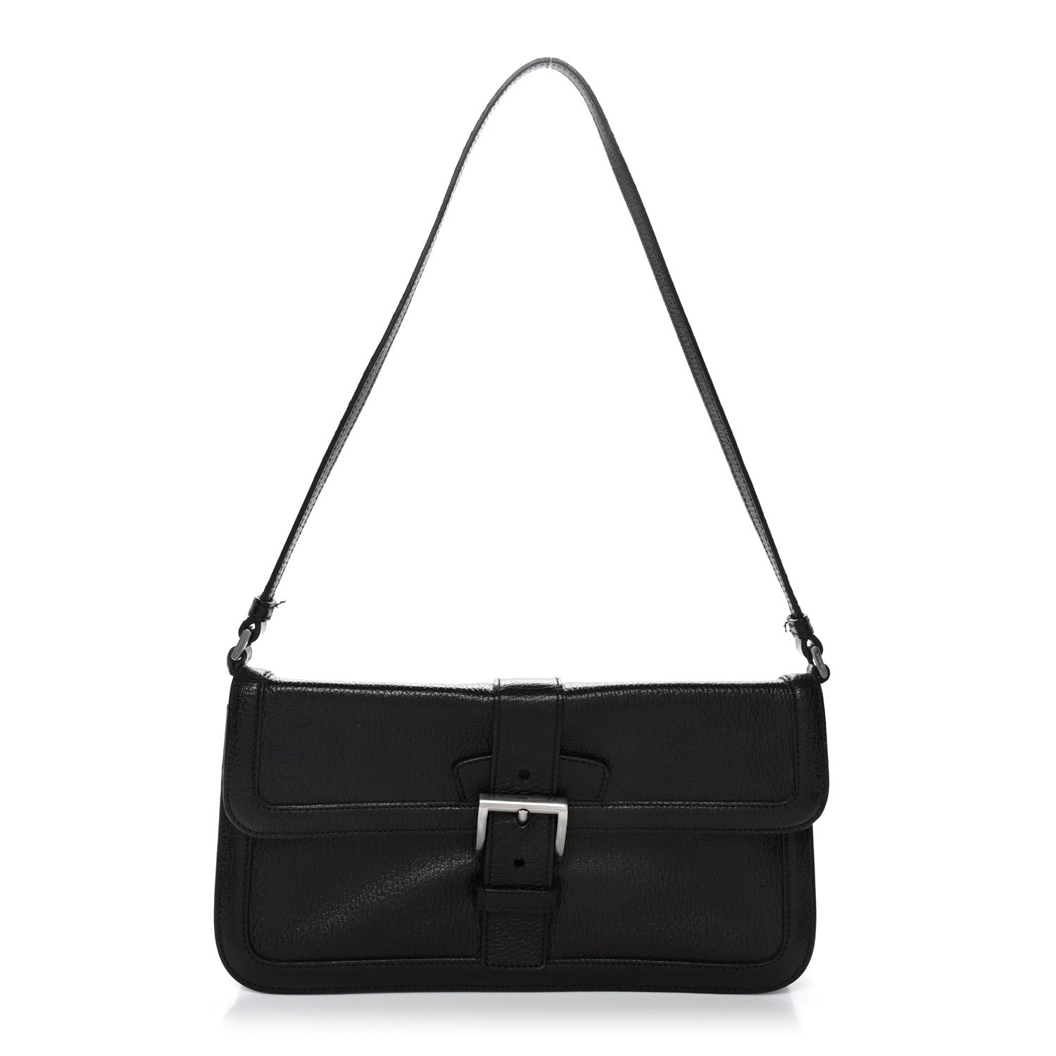 Prada Madras Chic Shoulder Bag Black 1 of 13