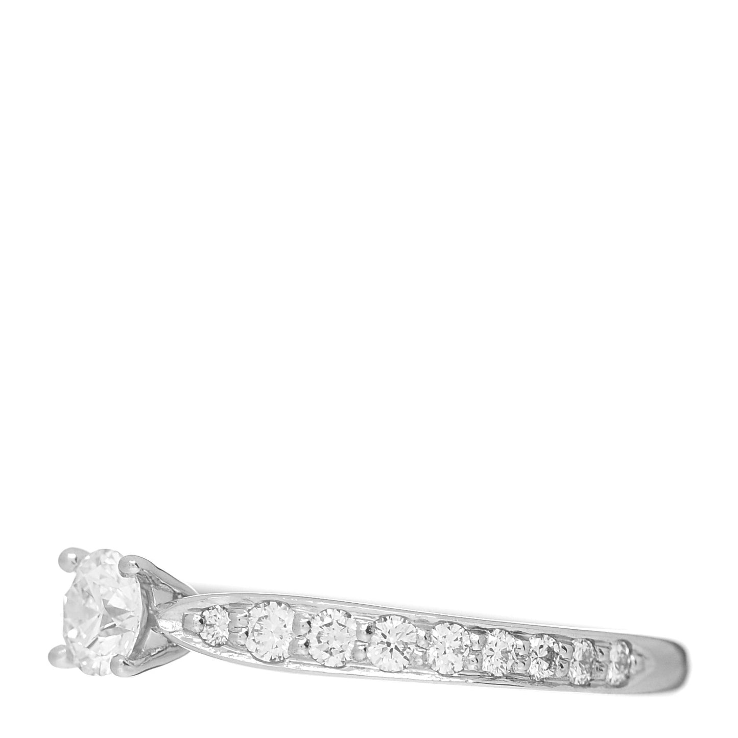 Platinum Diamond .18ct Round Brilliant Harmony Engagement Ring 48 4.5