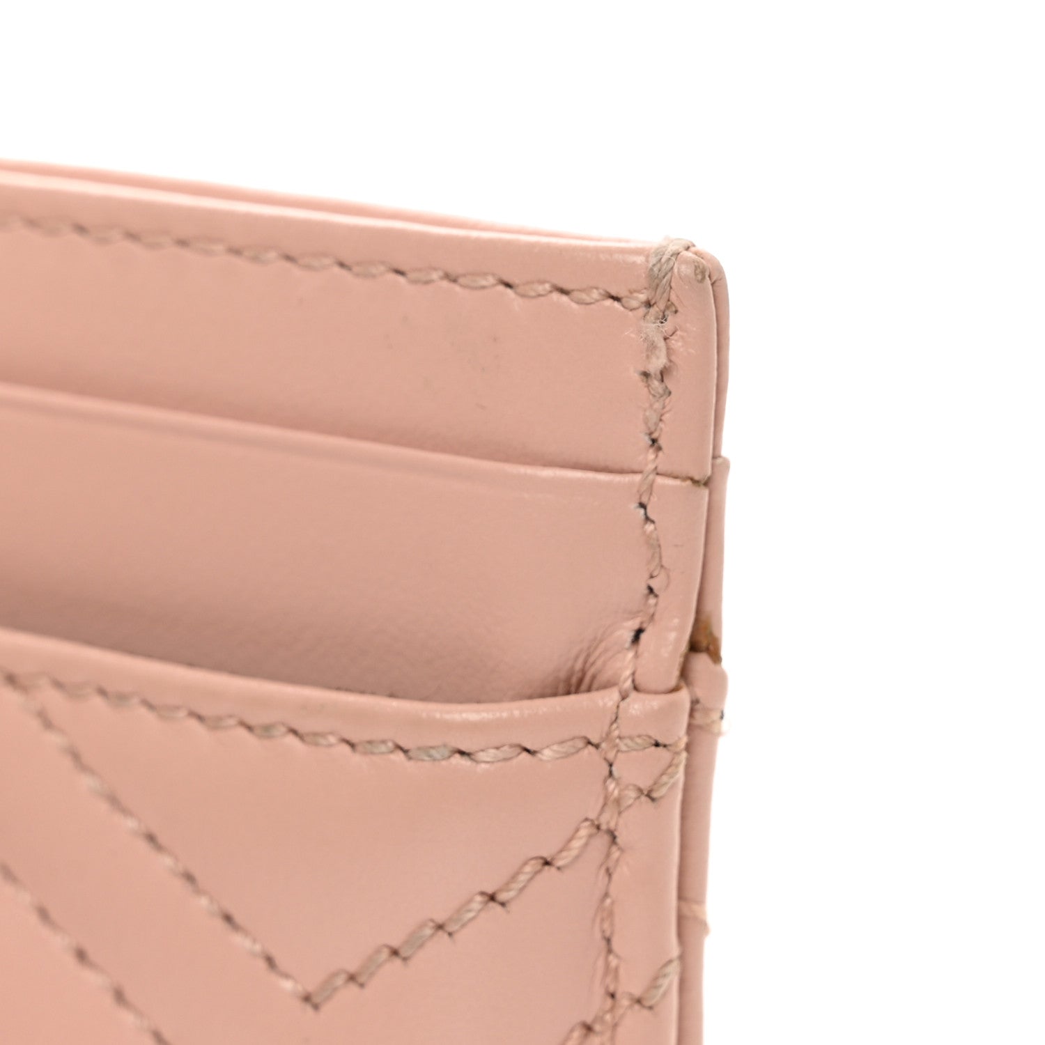 Gucci Calfskin Matelasse GG Marmont Card Holder Perfect Pink 7 of 8