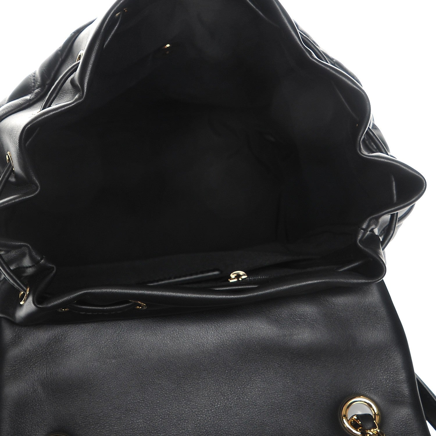 Chanel Lambskin Quilted Large Urban Spirit Backpack Black 5 of 8