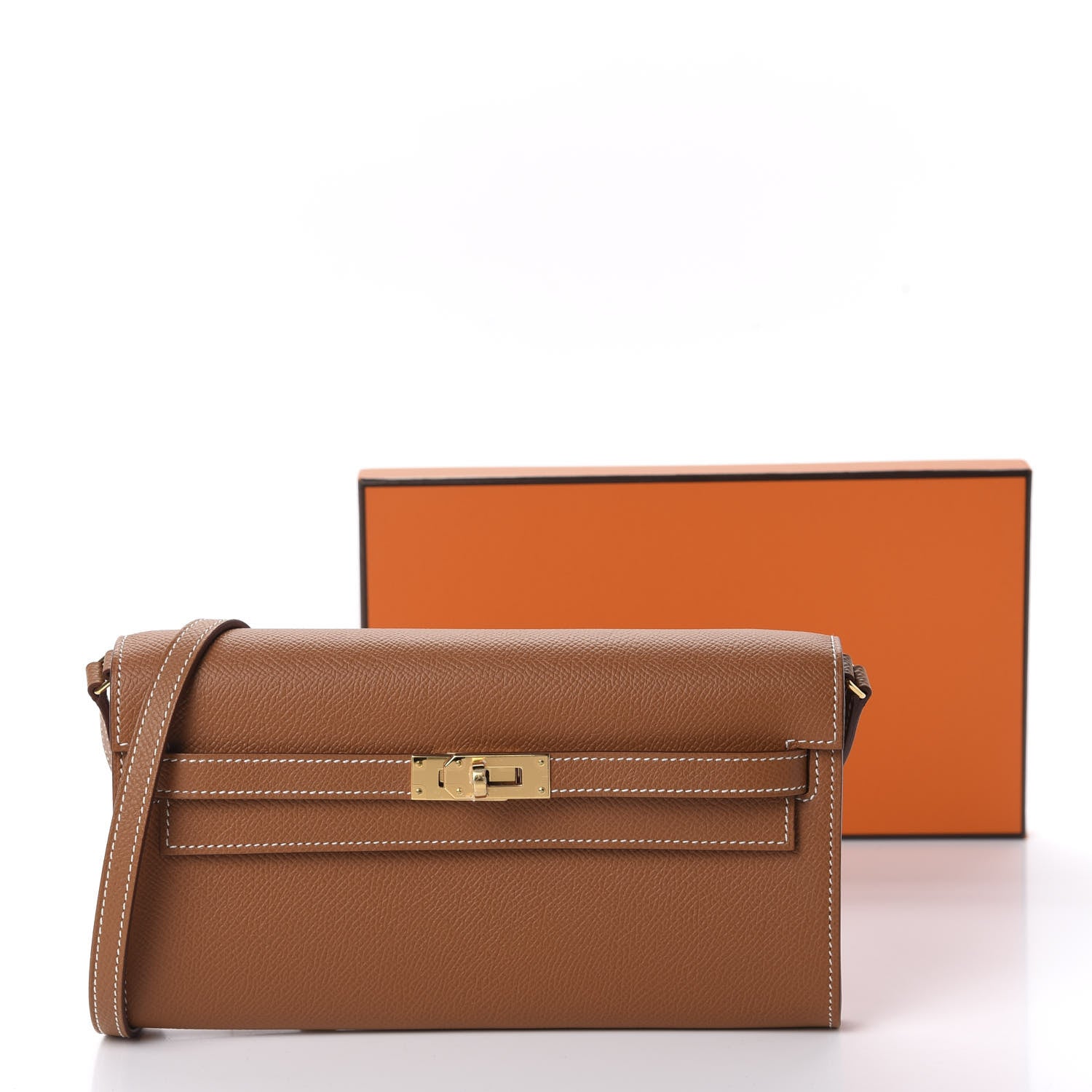 Hermes Epsom Kelly Wallet To Go Gold 9 of 9