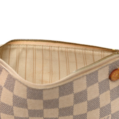 Louis Vuitton Damier Azur Neverfull MM GM Pochette 9 of 14