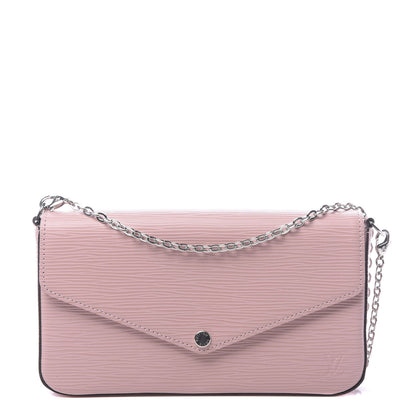 Louis Vuitton Epi Pochette Felicie Rose Ballerine 1 of 9