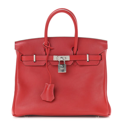 Hermes Swift Birkin 25 Vermillion 1 of 36