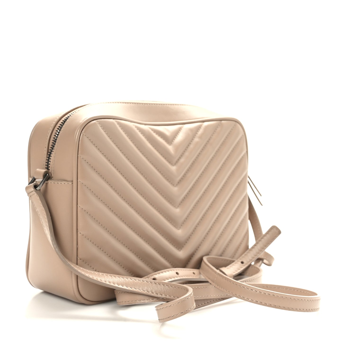 Calfskin Matelasse Monogram Lou Camera Bag Nude Powder