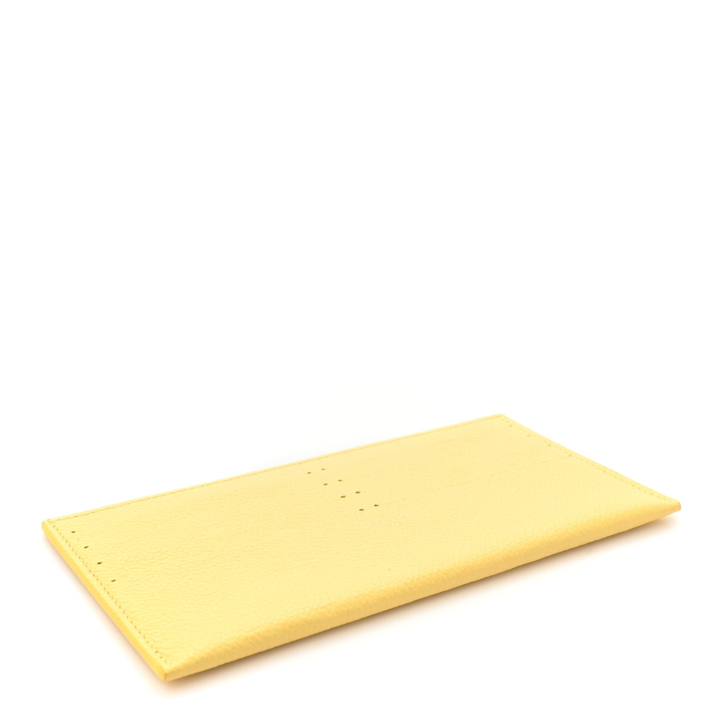 Calfskin Felicie Card Holder Insert Yellow