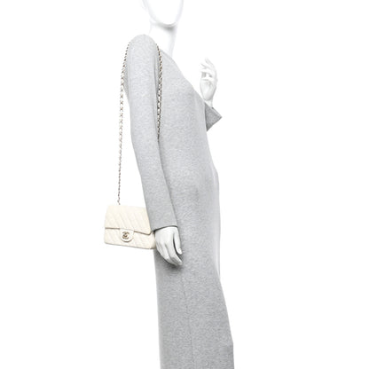 Chanel Lambskin Quilted Mini Rectangular Flap White 2 of 13