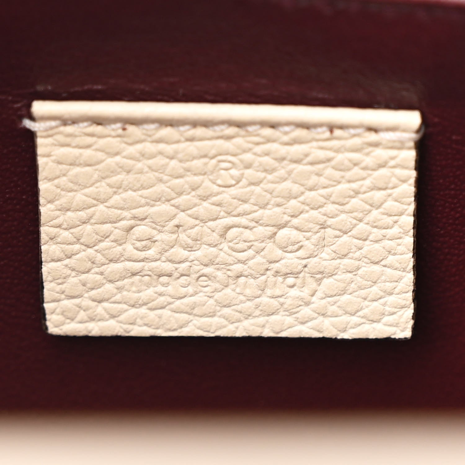 Gucci Grainy Calfskin Medium Zumi Top Handle Bag Mystic White 7 of 16