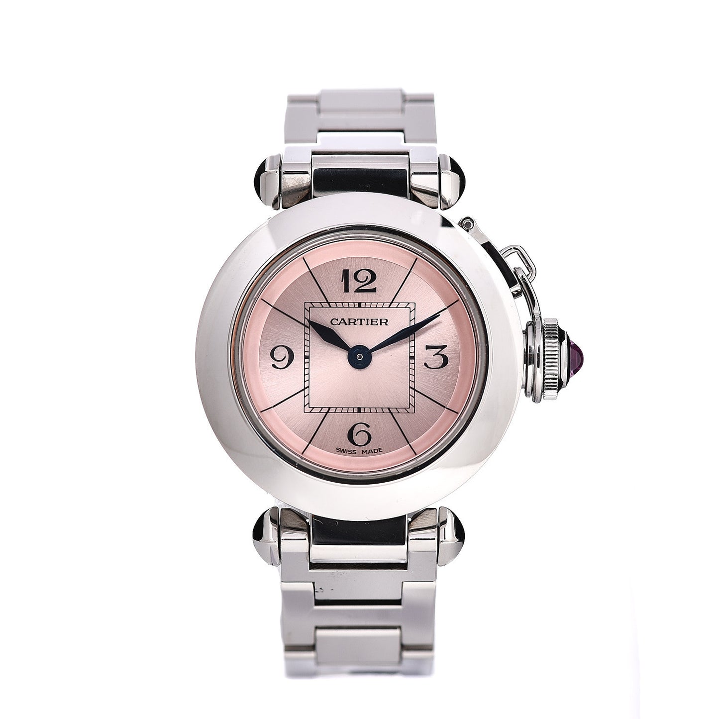 Stainless Steel 27mm Miss Pasha Quartz Watch Pink