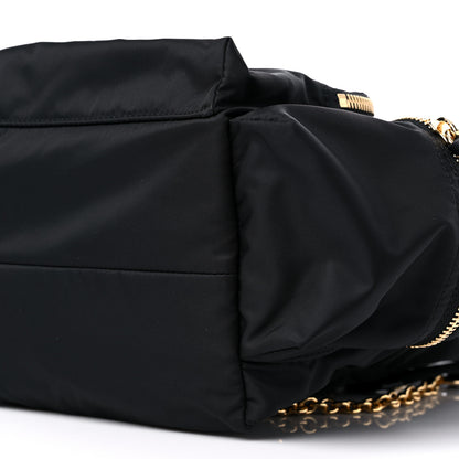 Burberry Nylon Medium Rucksack Runway Backpack Black Gold 9 of 9